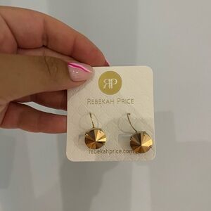 Rebekah Price Gold Drop Earrings